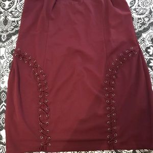 Forever 21 3X Plus Strapless WineWith Tags